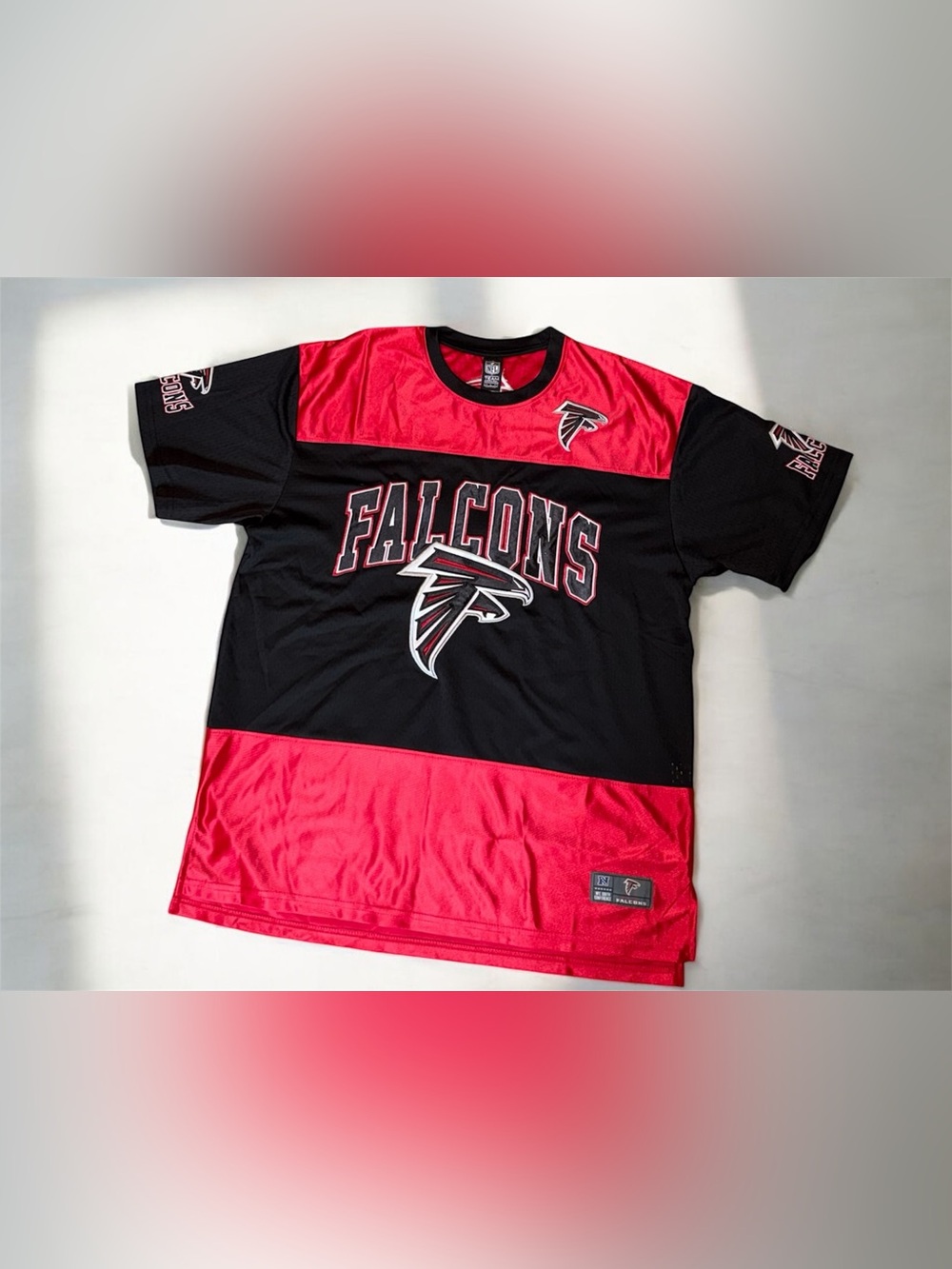 Atlanta Falcons NFL Team Apparel Jersey Shirt | Size Large